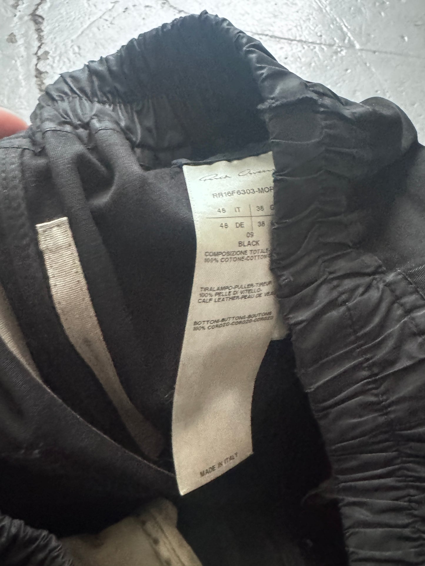 Rick Owens AW16 Mastodon Megacargo Pannier Pants
