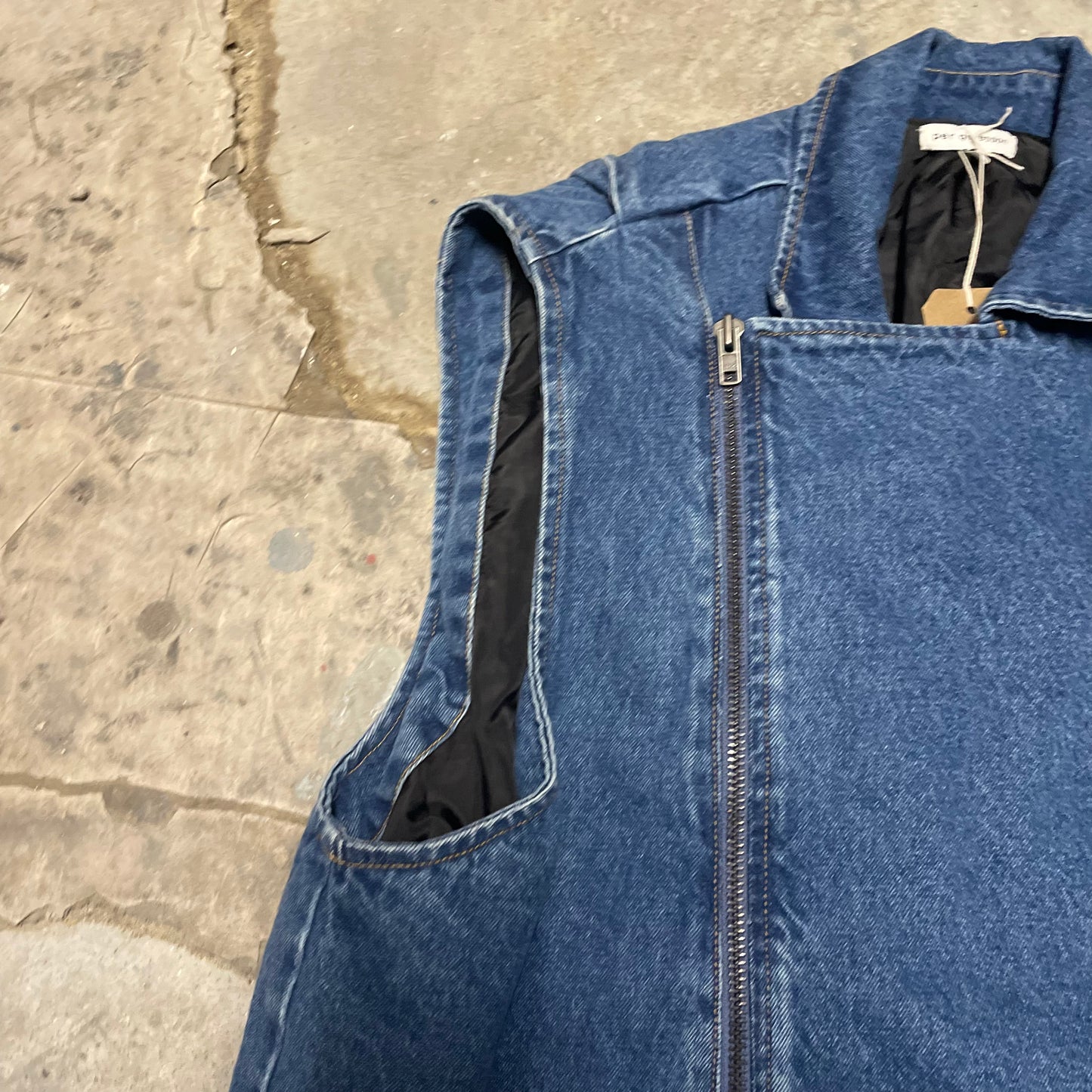 Per Gotesson SS21 Denim Oversized Rider Vest