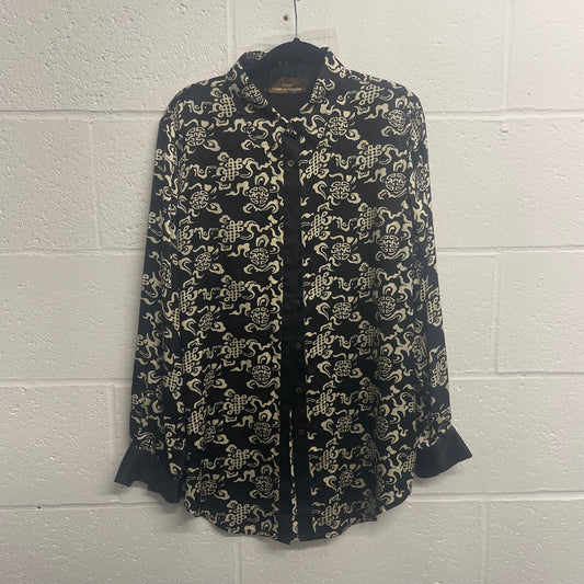 Comme Des Garcons Silk Printed Shirt