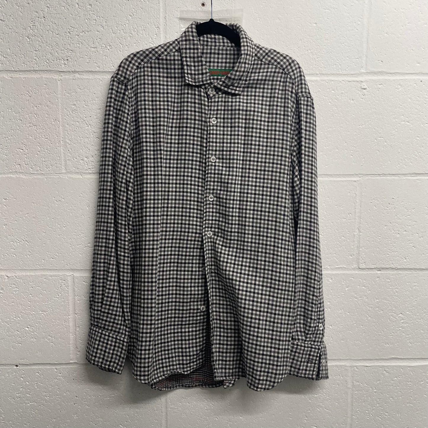 Casey Casey Gingham Double Layer Shirt