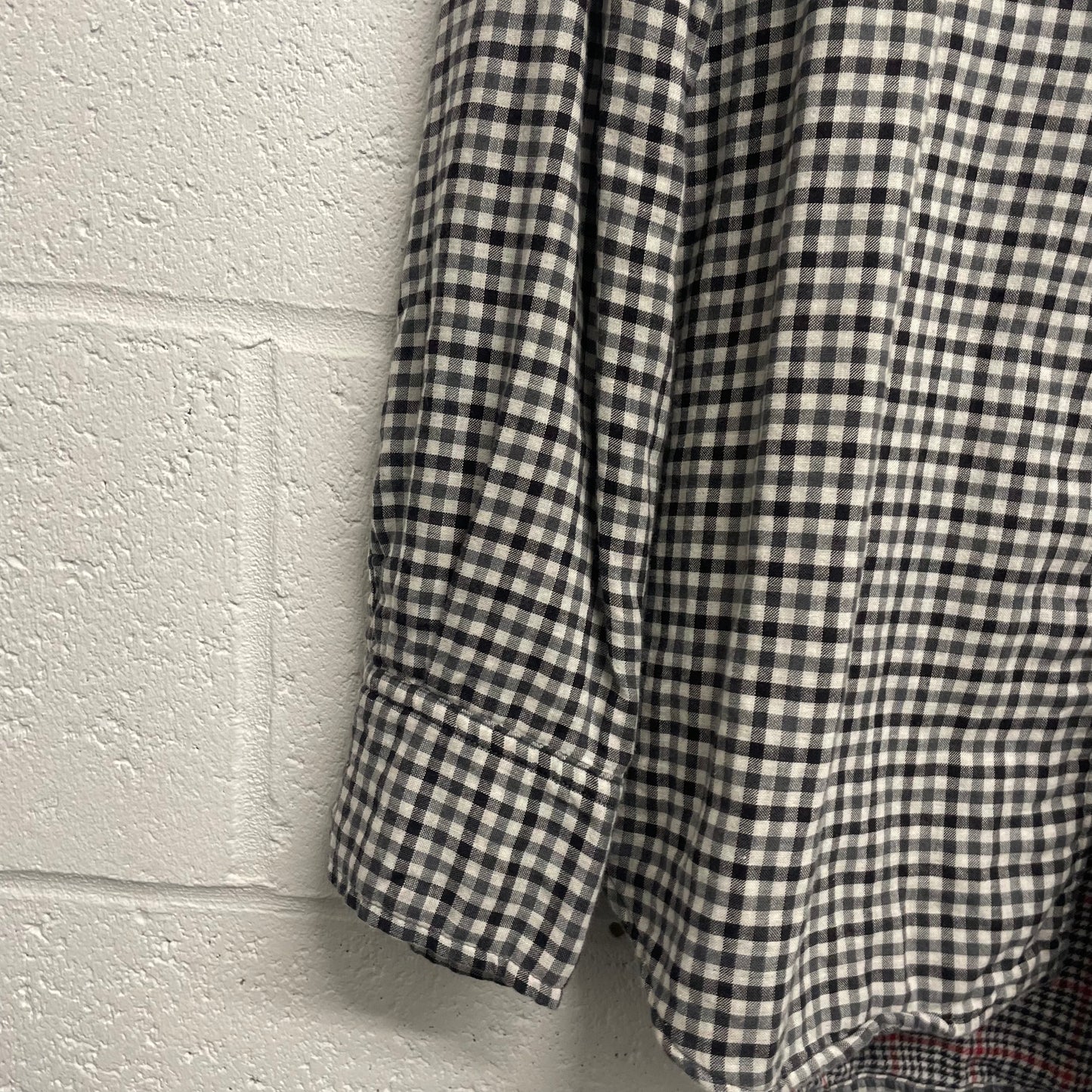 Casey Casey Gingham Double Layer Shirt