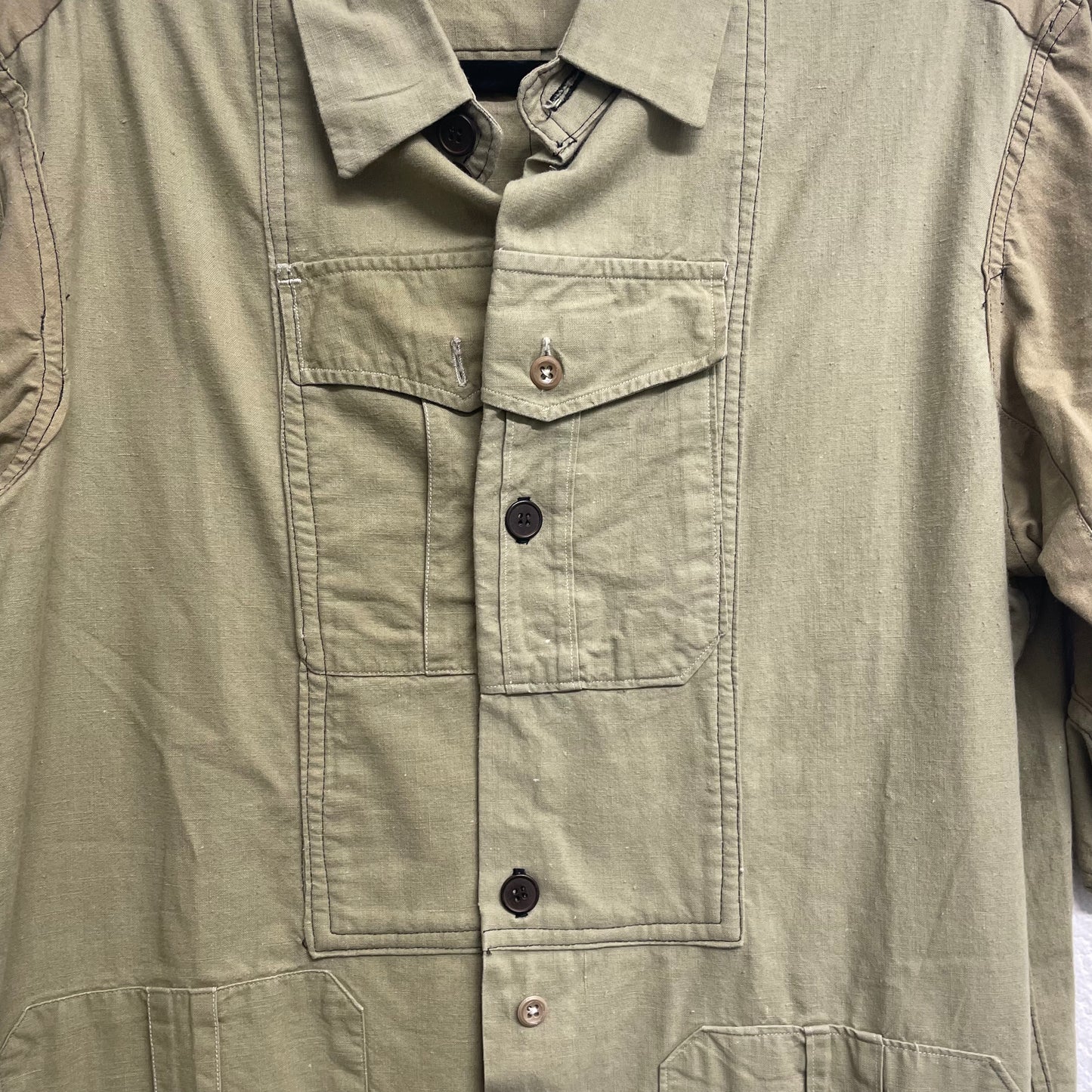 Marc Le Bihan Reconstructed Military Shirt