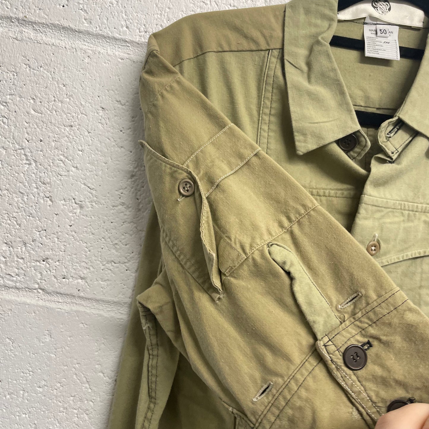 Marc Le Bihan Reconstructed Military Shirt