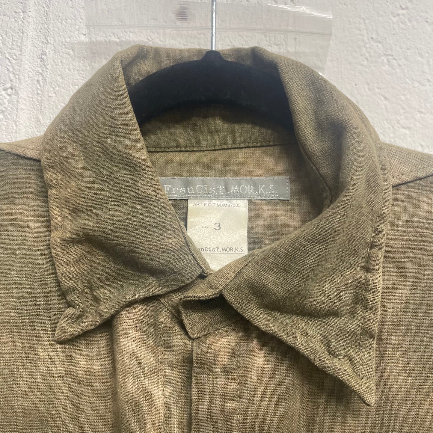 Francis T Morks Distressed Military Shirt