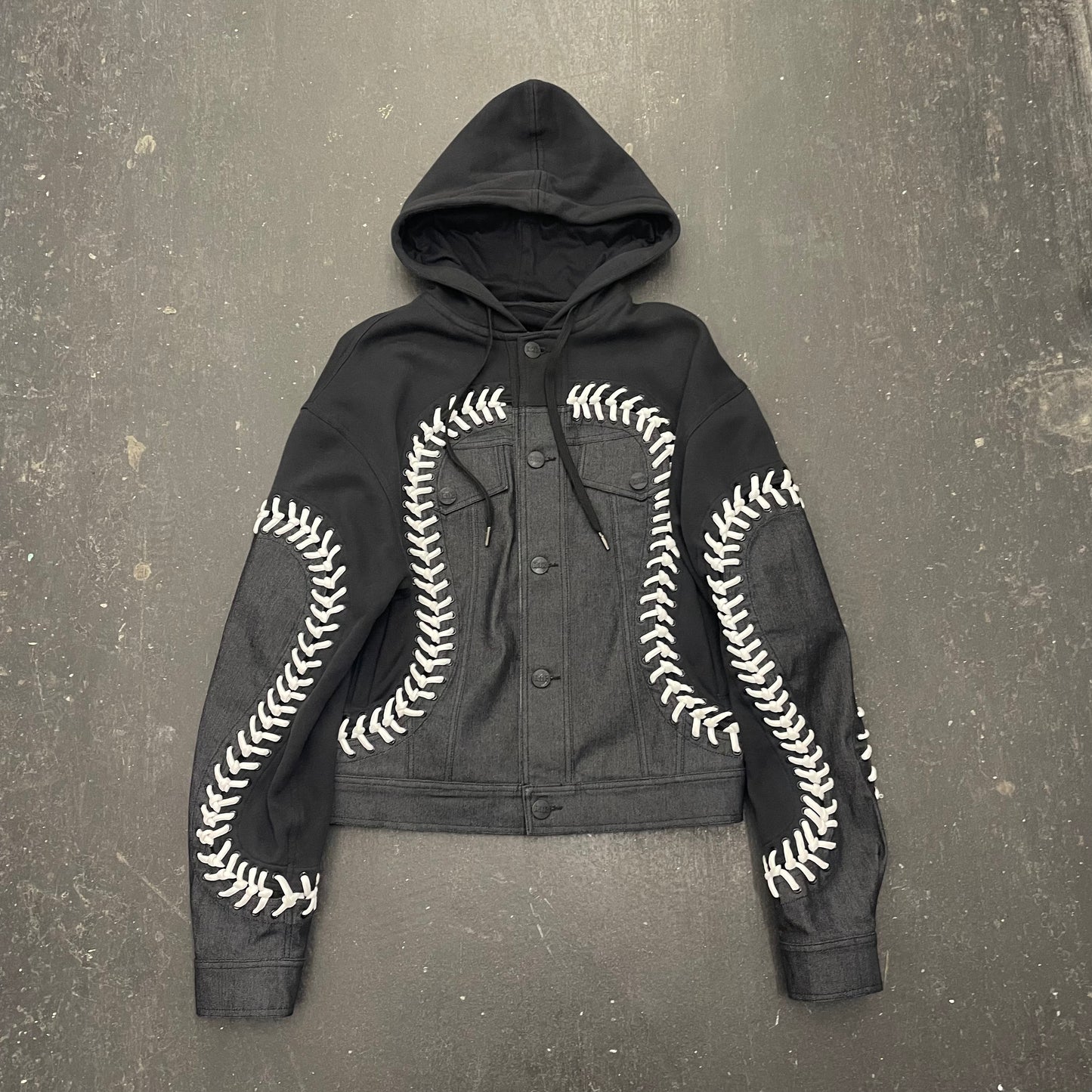 KTZ Baseball Stitch Hooded Jacket