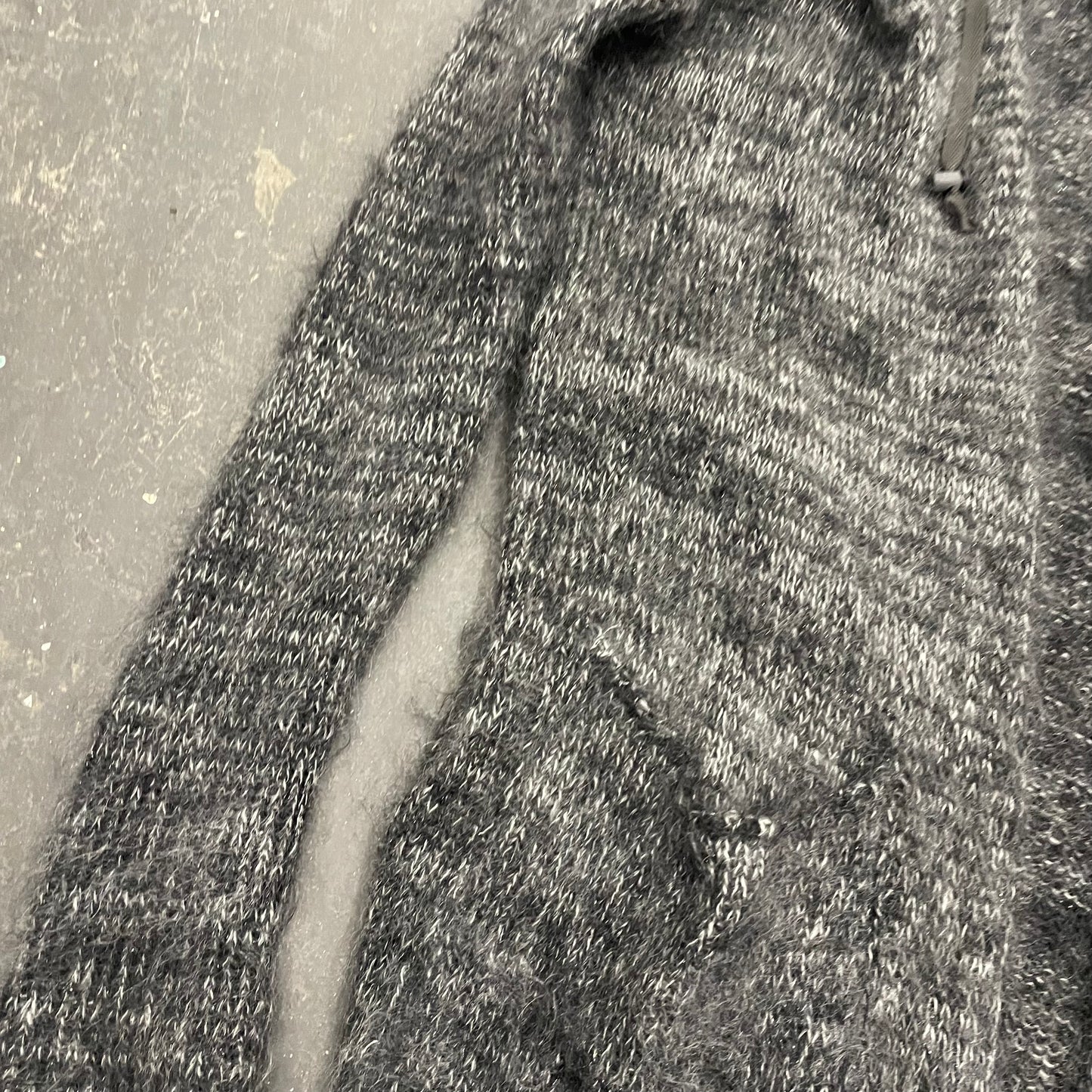 LGB Mohair Knit Hoodie