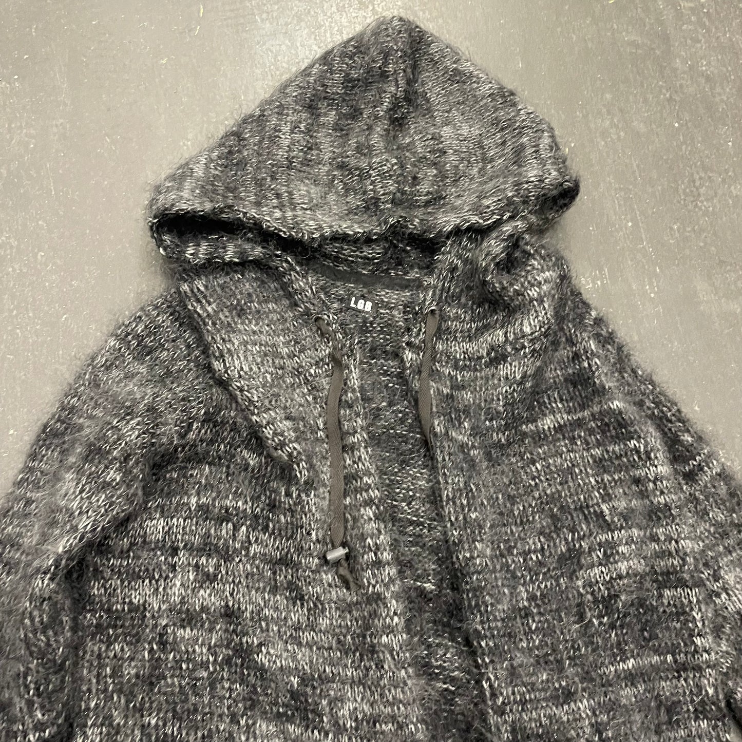 LGB Mohair Knit Hoodie