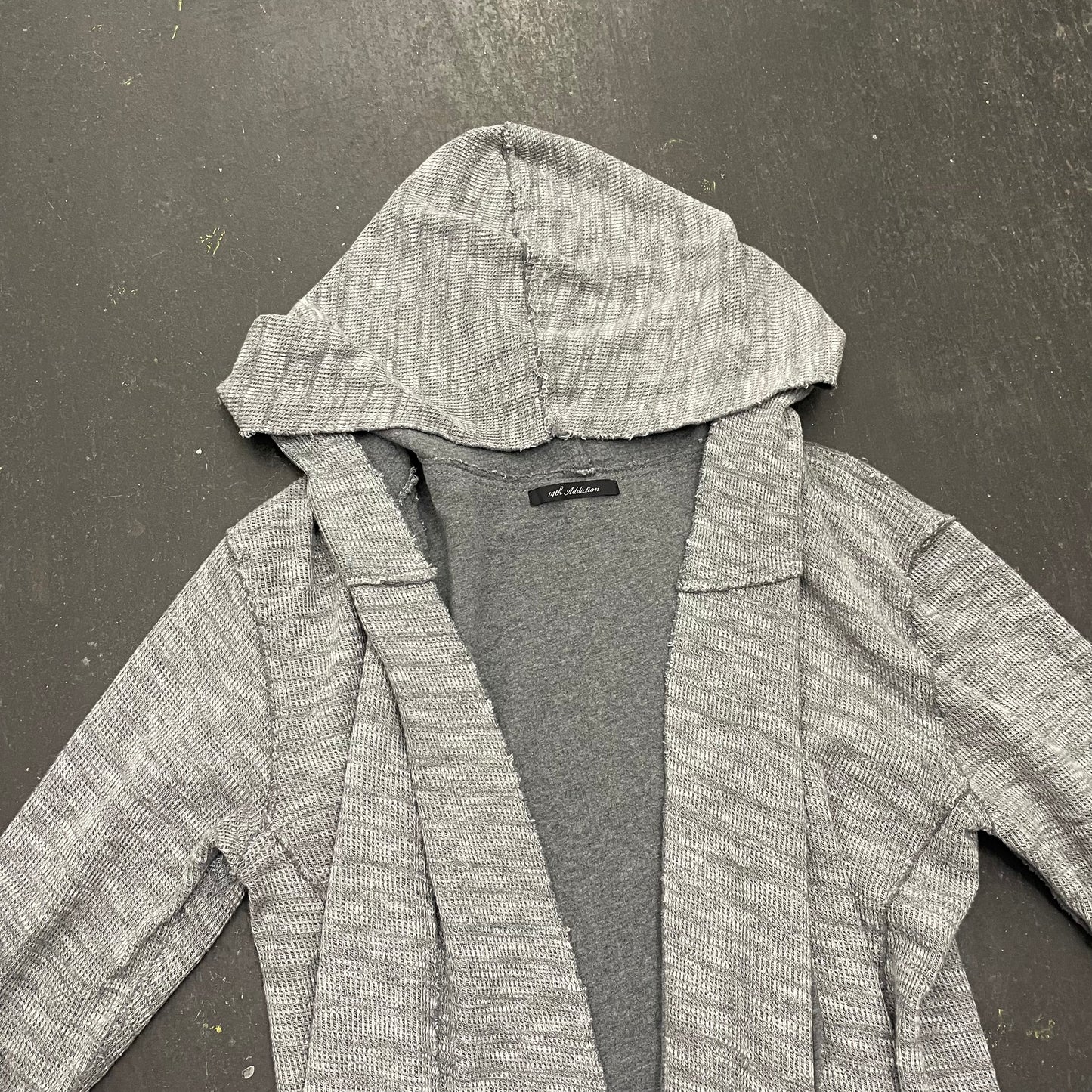 14th Addiction Light Knit Hooded Cardigan / Hoodie