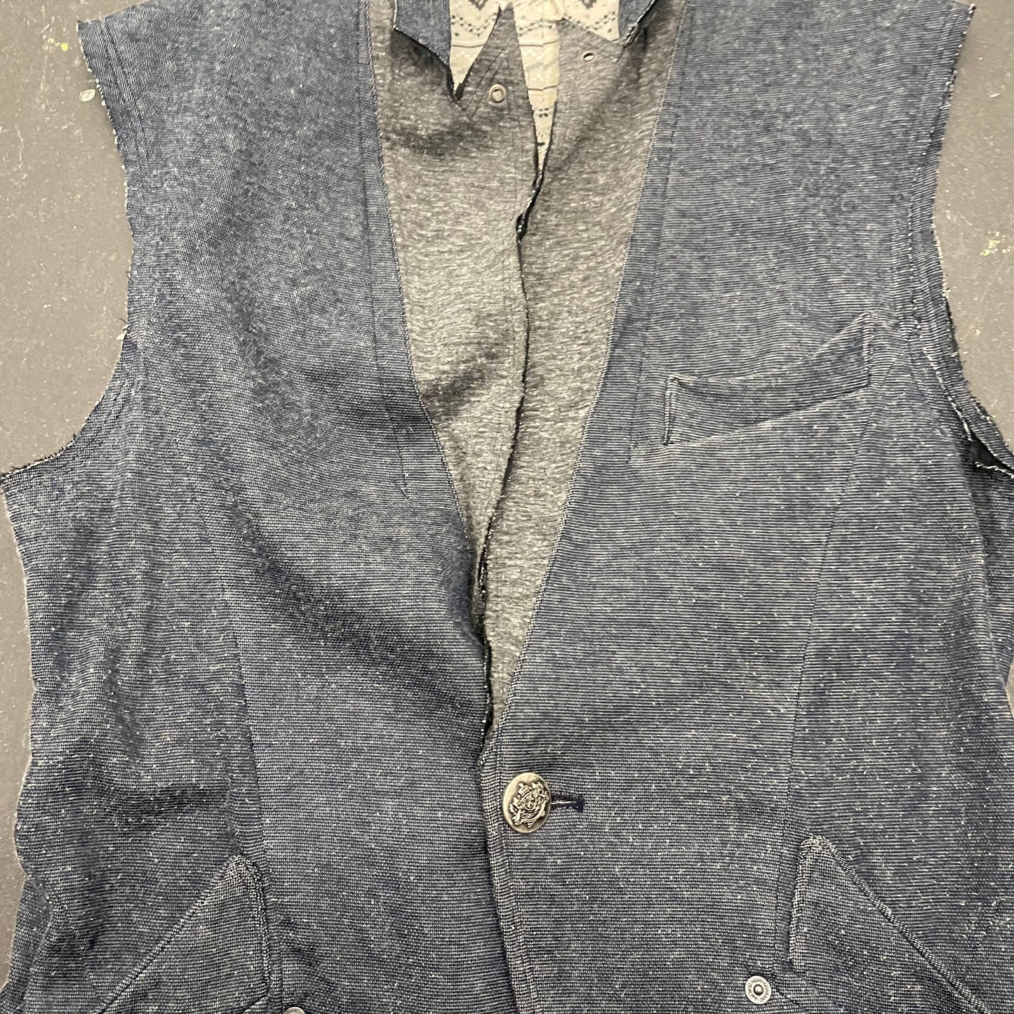 PPFM Grey Casual Waistcoat