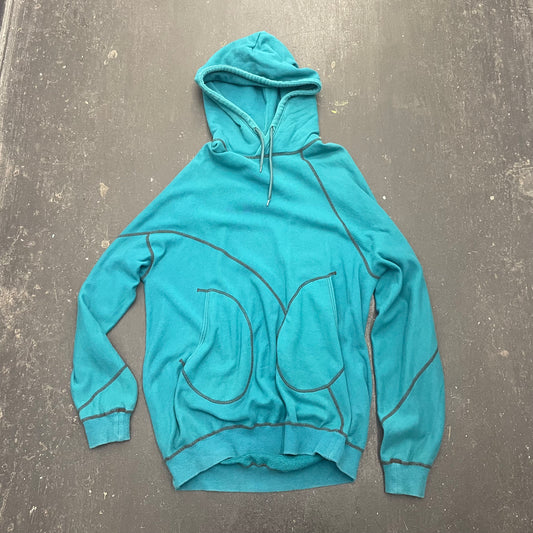 Ganryu Contrast Seam Hoodie