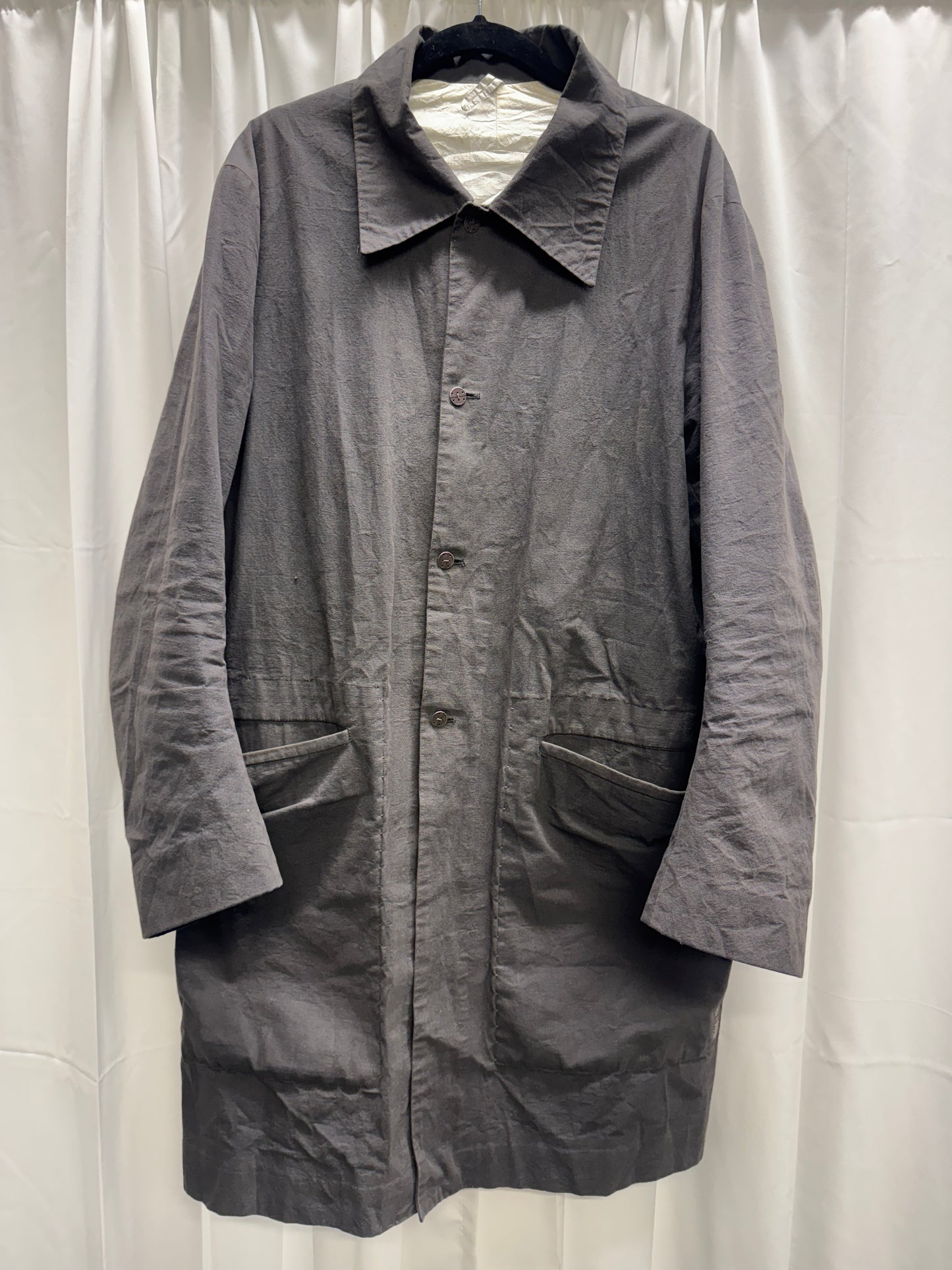 Taichi Murakami Collection 1 Curved Sleeve Scar Pocket Coat