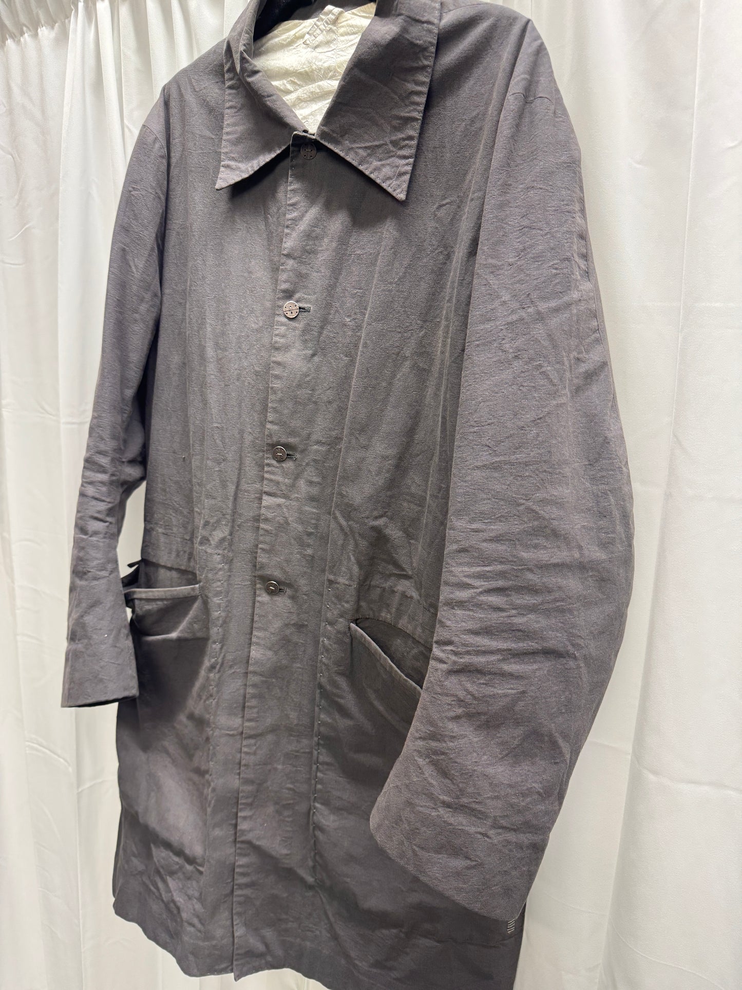Taichi Murakami Collection 1 Curved Sleeve Scar Pocket Coat