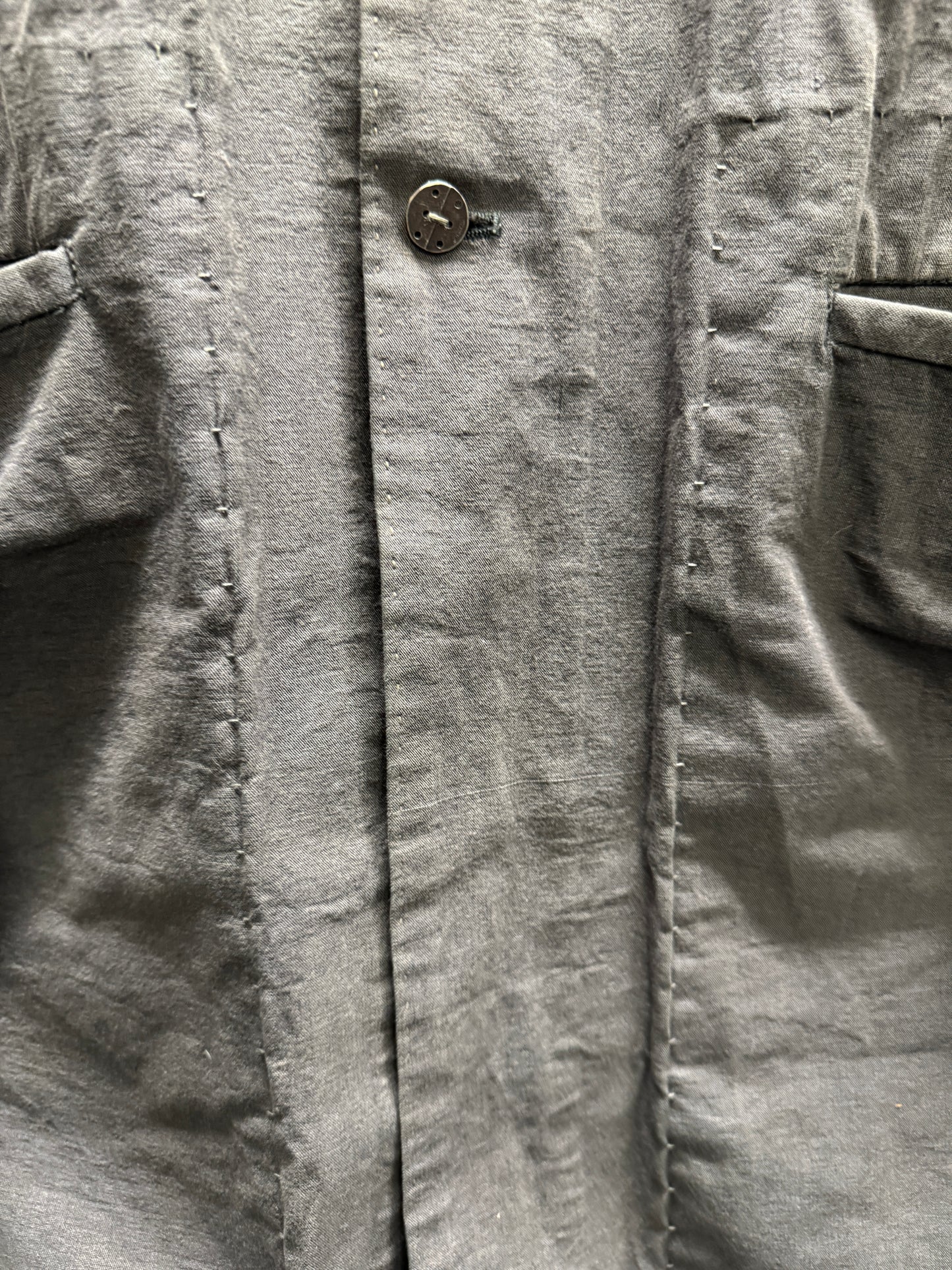 Taichi Murakami Collection 1 Curved Sleeve Scar Pocket Coat