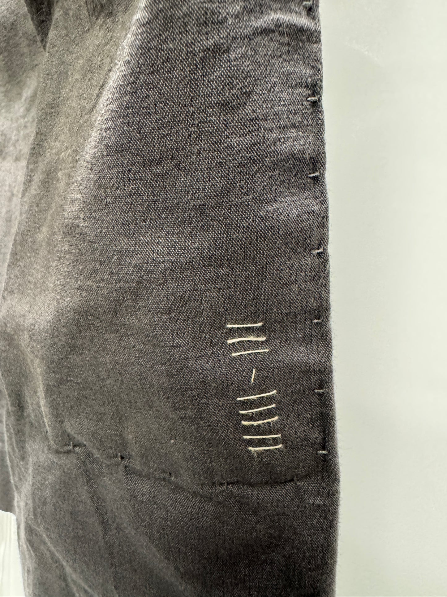 Taichi Murakami Collection 1 Curved Sleeve Scar Pocket Coat