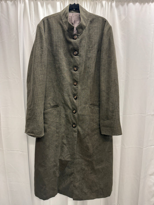 individual sentiments wool buttoned coat