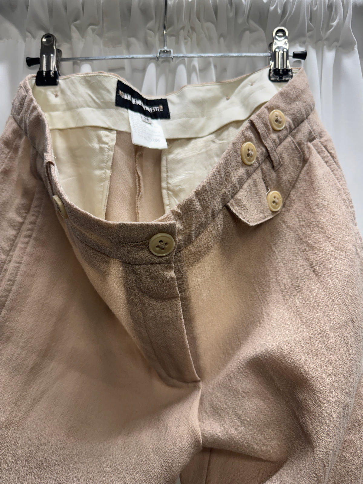 Ann Demeulemeester Multi Buttoned 3D Back Pocket Trouser