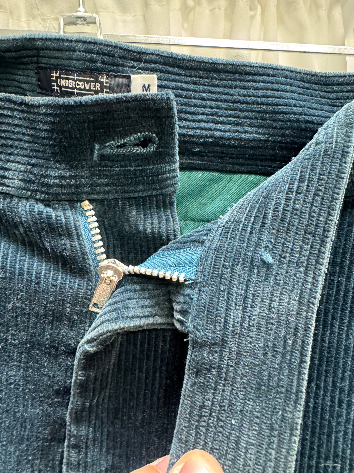 Undercover AW01 DAVF Cord Patch Trousers