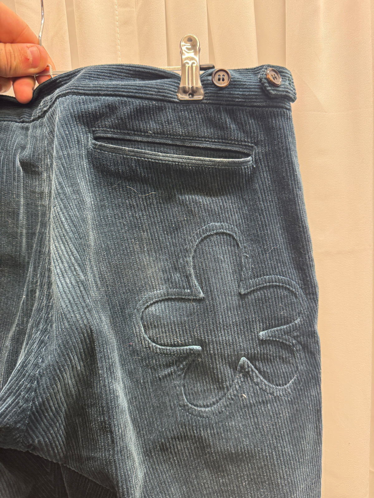 Undercover AW01 DAVF Cord Patch Trousers