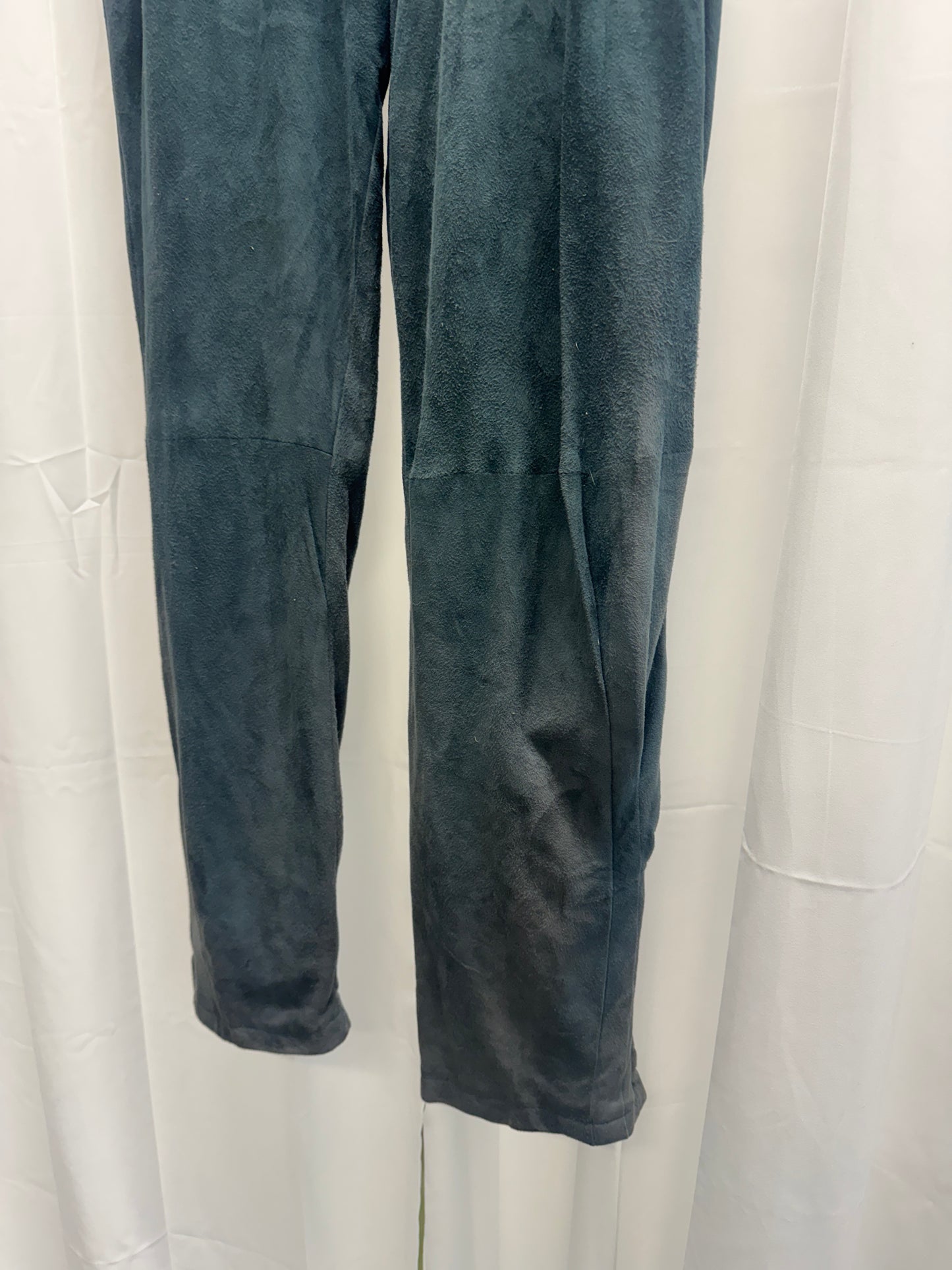 raw suede pleated antique trouser