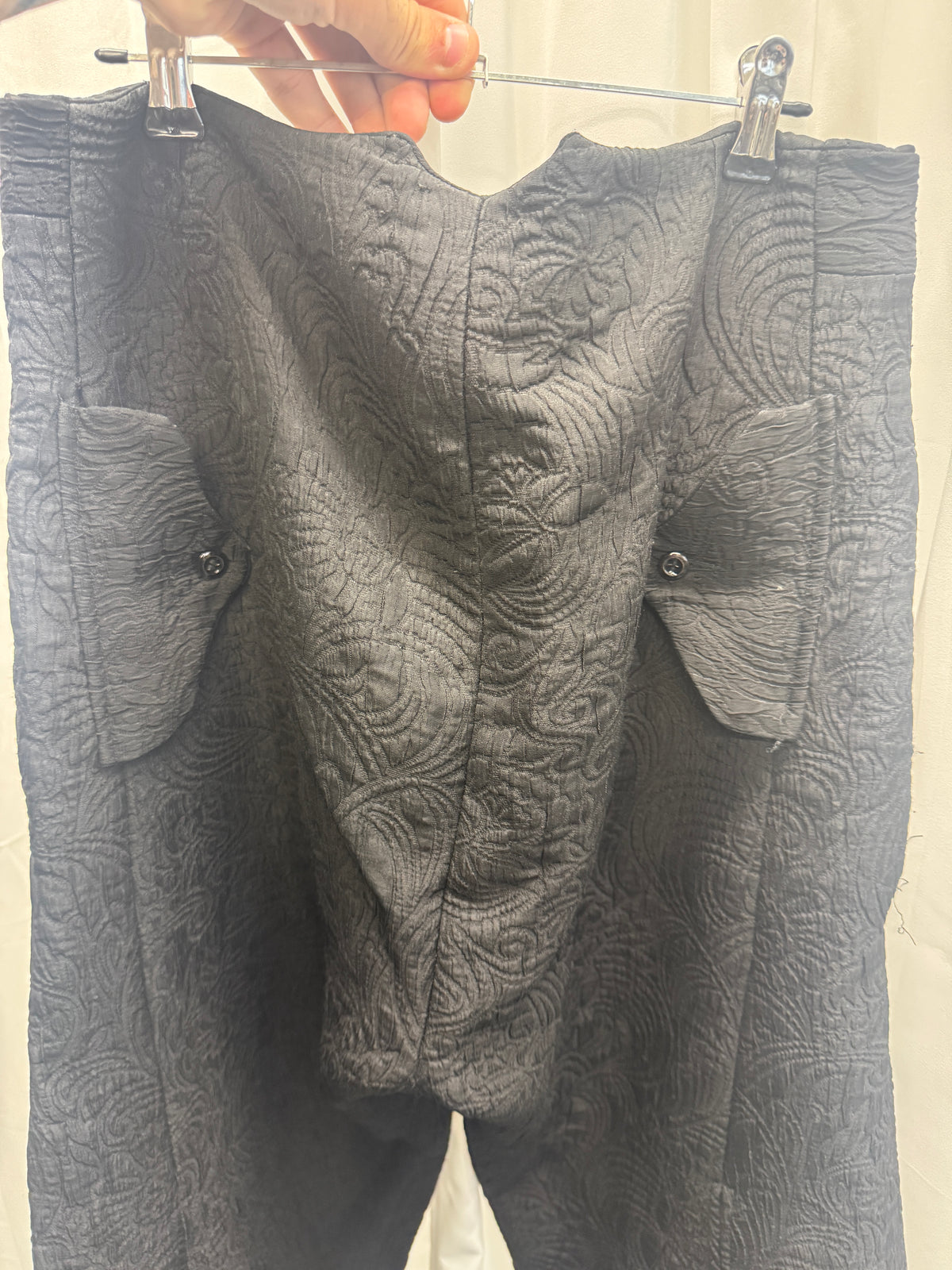 olubiyi thomas extended hem trouser