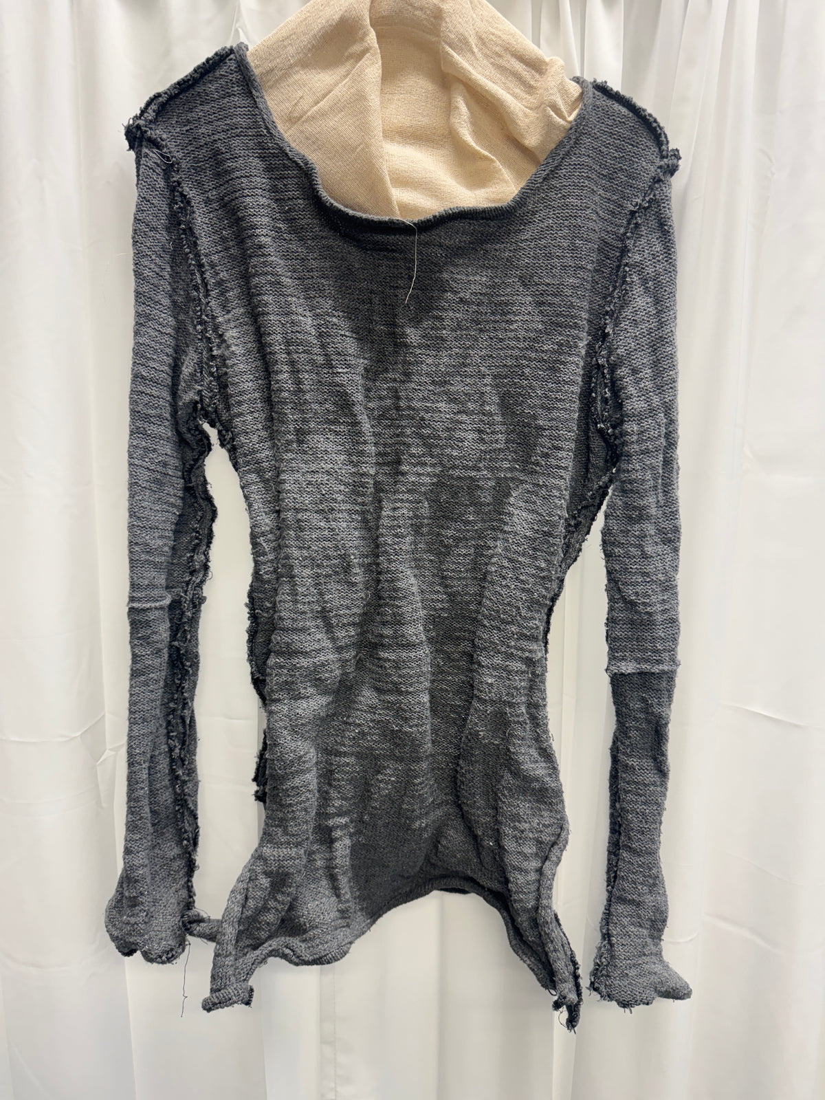 olubiyi thomas mouldable metal blend wired sweater