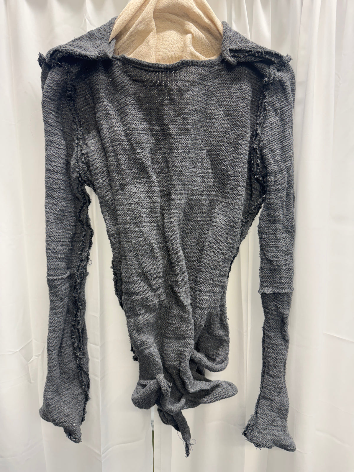 olubiyi thomas mouldable metal blend wired sweater