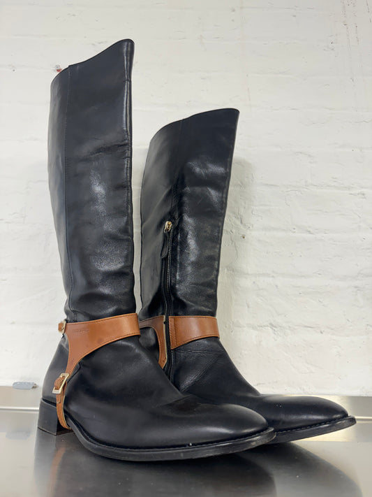 DSQUARED Harness Riding Boots