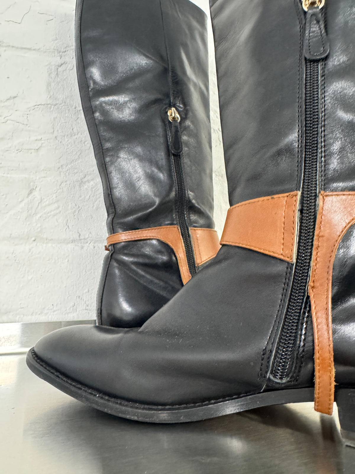 DSQUARED Harness Riding Boots