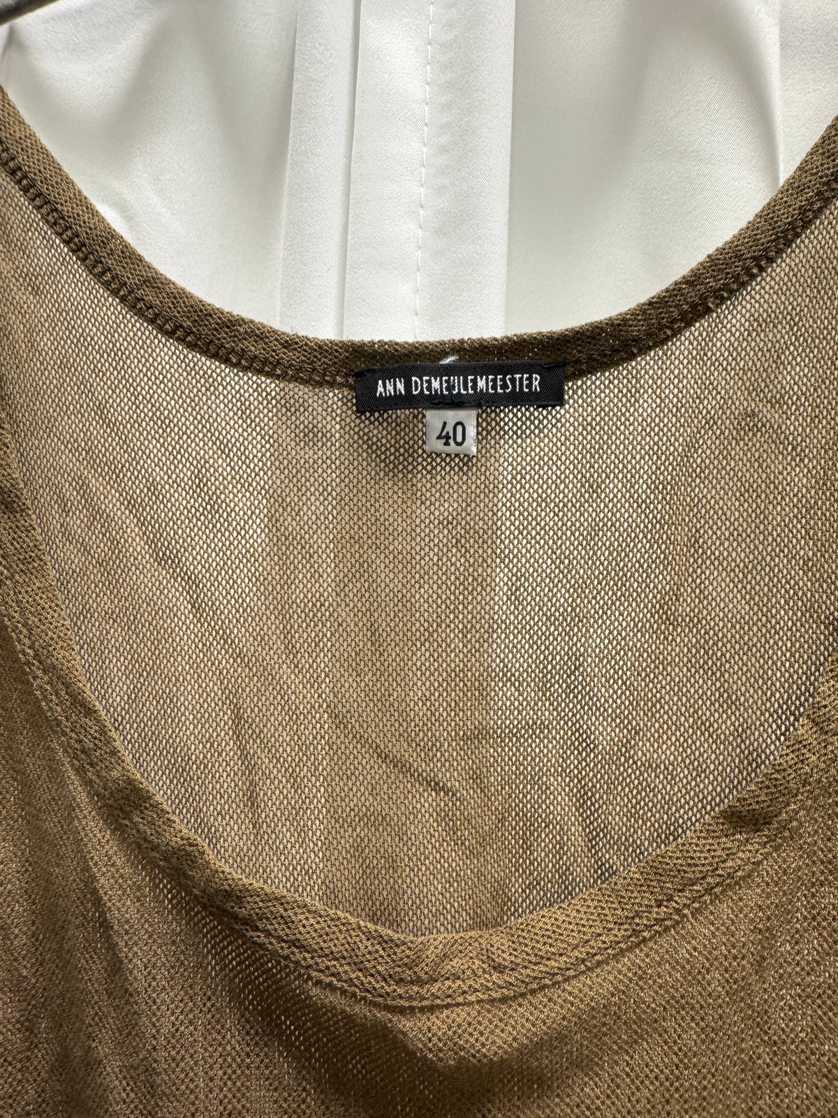 Ann Demeulemeester Semi Sheer Tank Top