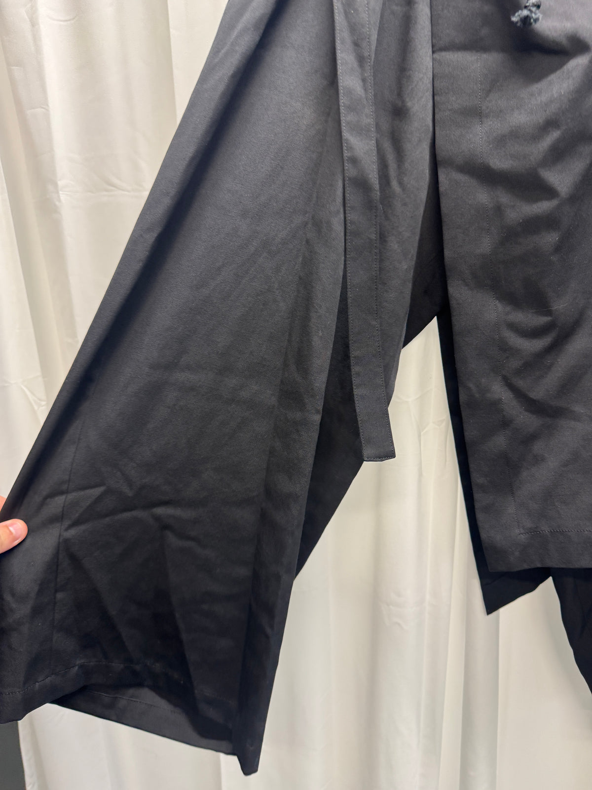 Yohji Yamamoto Pour Homme Wool Gabardine Removeable Layer Bondage Wide Trouser