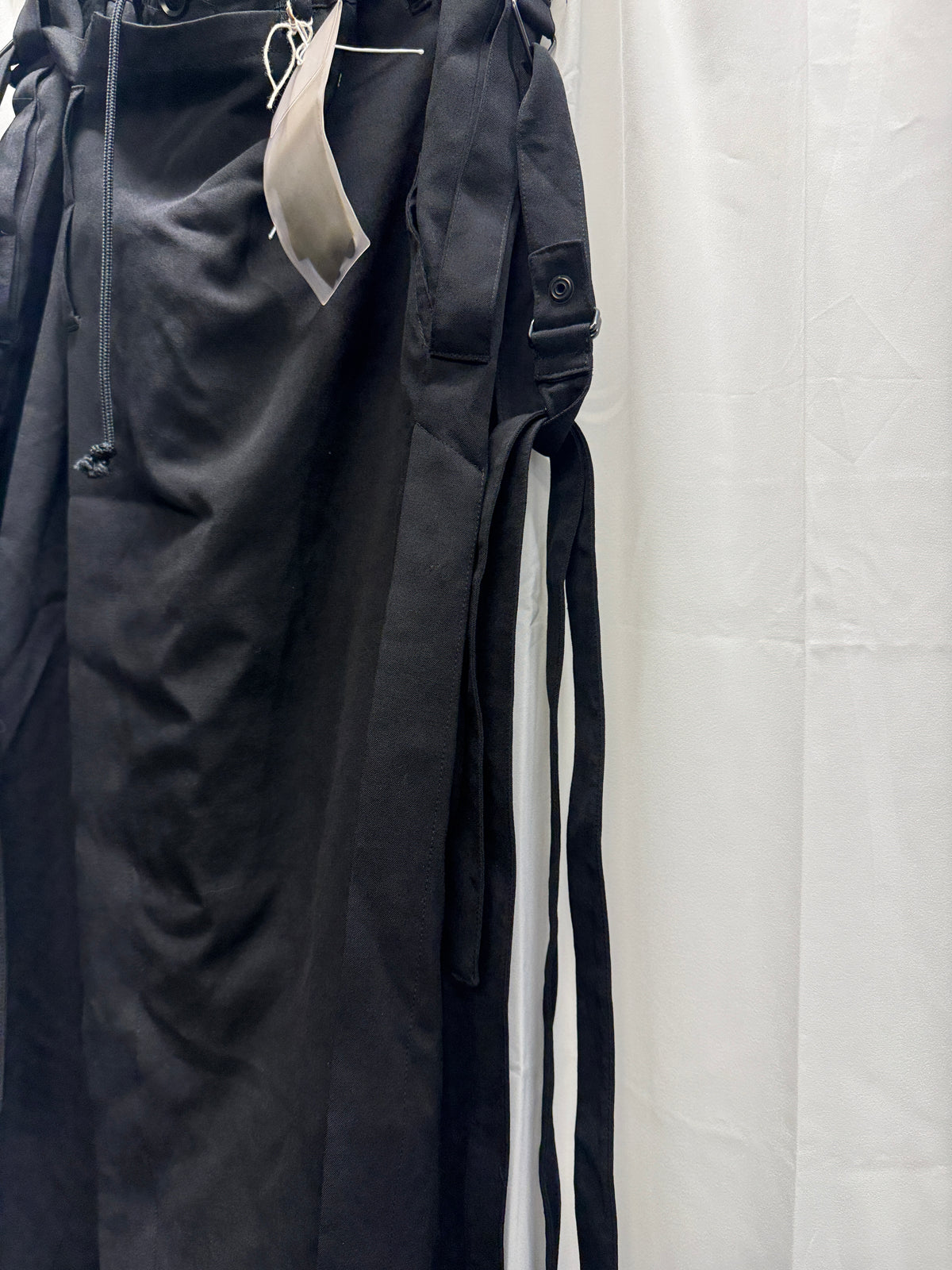 Yohji Yamamoto Pour Homme Wool Gabardine Removeable Layer Bondage Wide Trouser