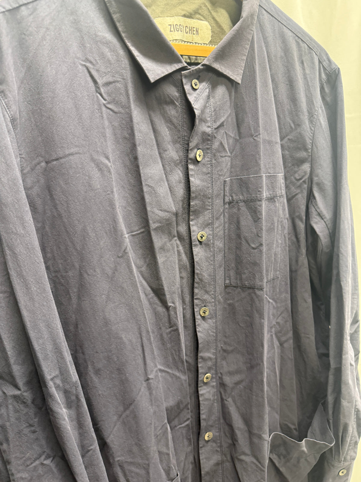 Ziggy Chen Shirt Coat deep purple