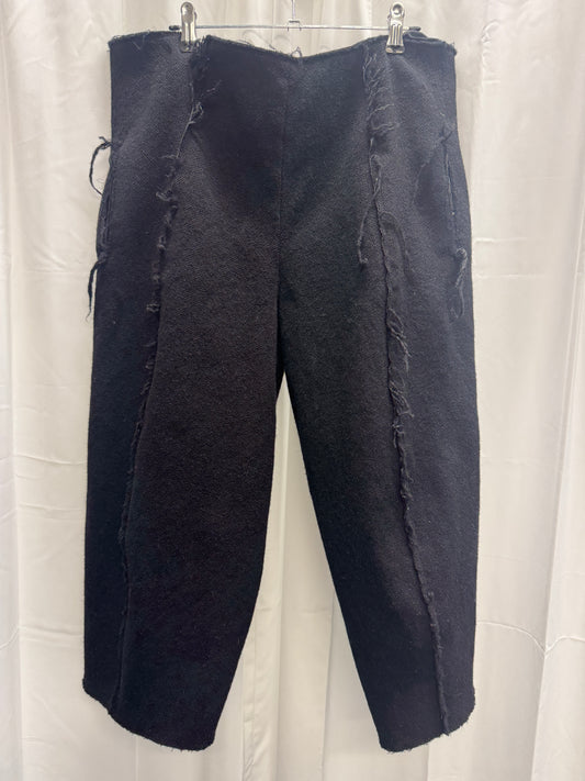Carpe Diem 04W LM Altieri Layered Wool banana cropped trouser