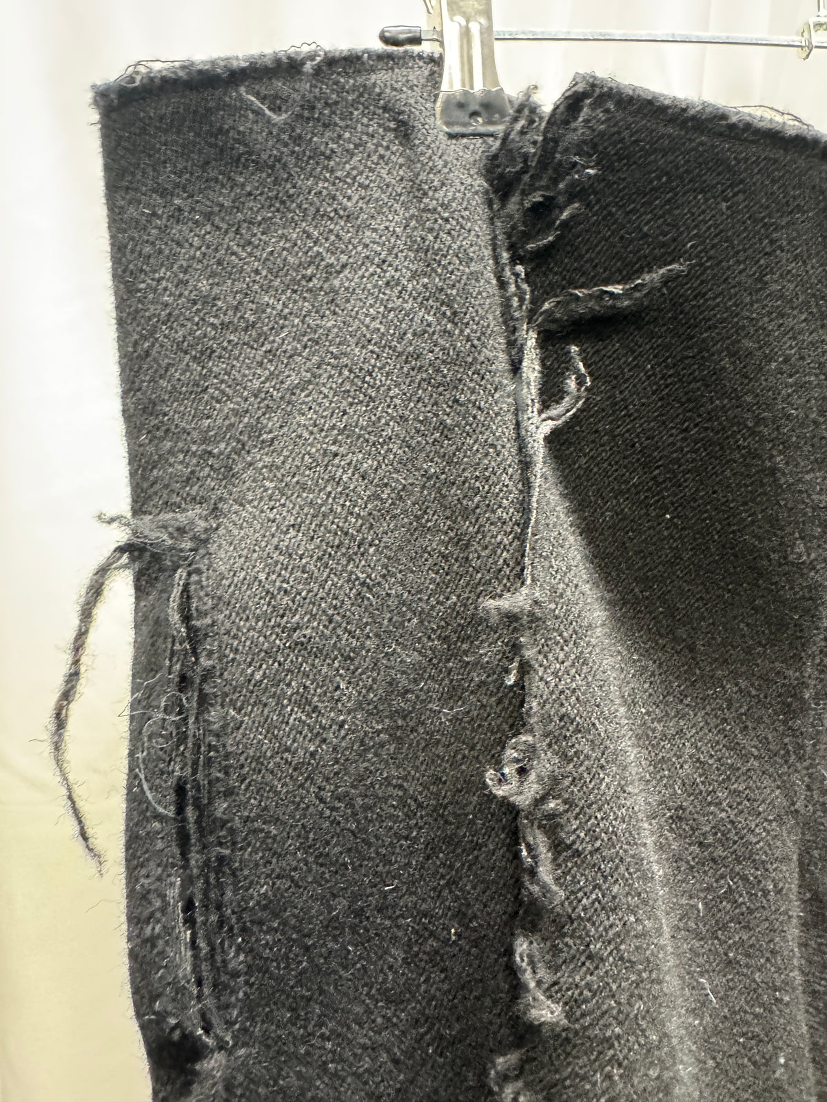 Carpe Diem 04W LM Altieri Layered Wool banana cropped trouser