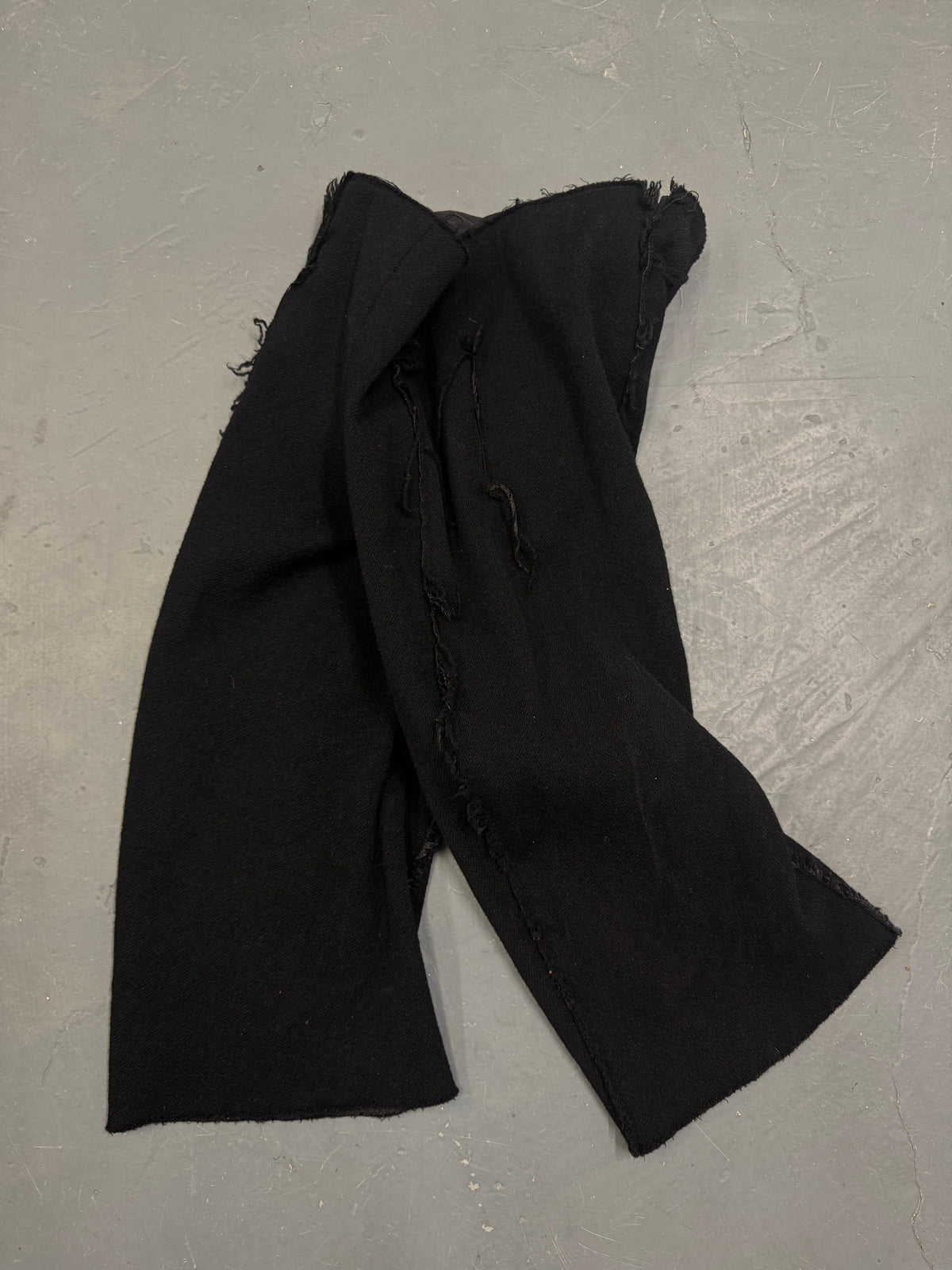 Carpe Diem 04W LM Altieri Layered Wool banana cropped trouser