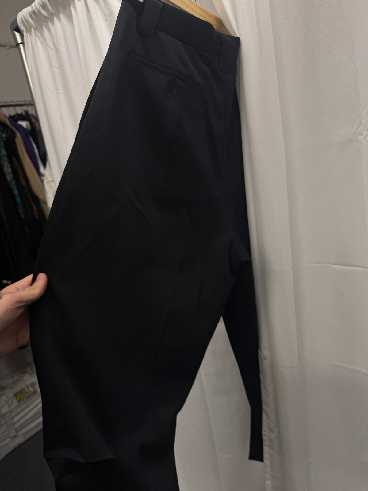 Yohji Yamamoto Pour homme Wool Gabardine Officer Jodhpur trouser