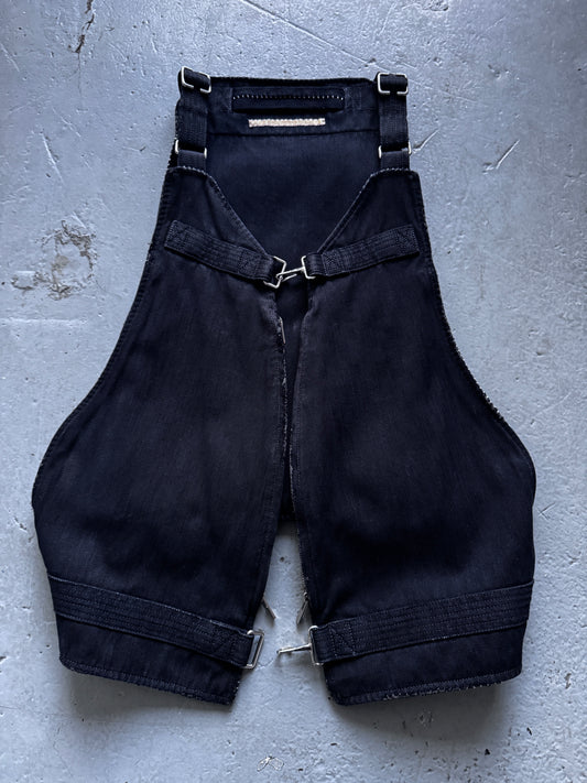 carol christian poell scar stitch hem KIT vest bag
