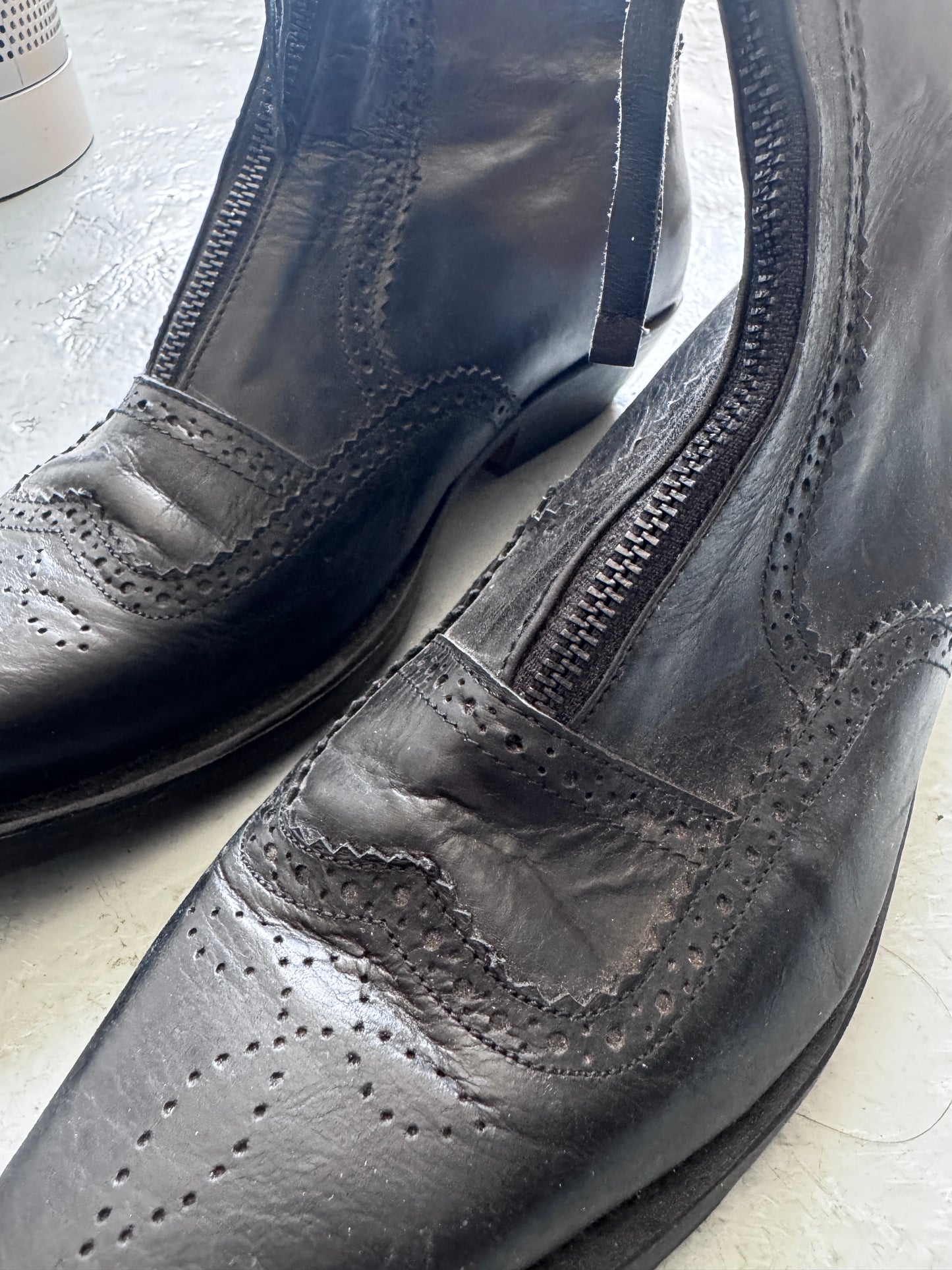 ktz cuban heel zip boot 44