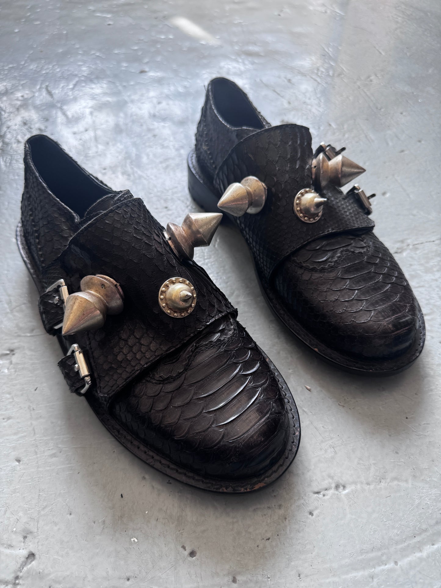 ktz python embellished church shoe 44