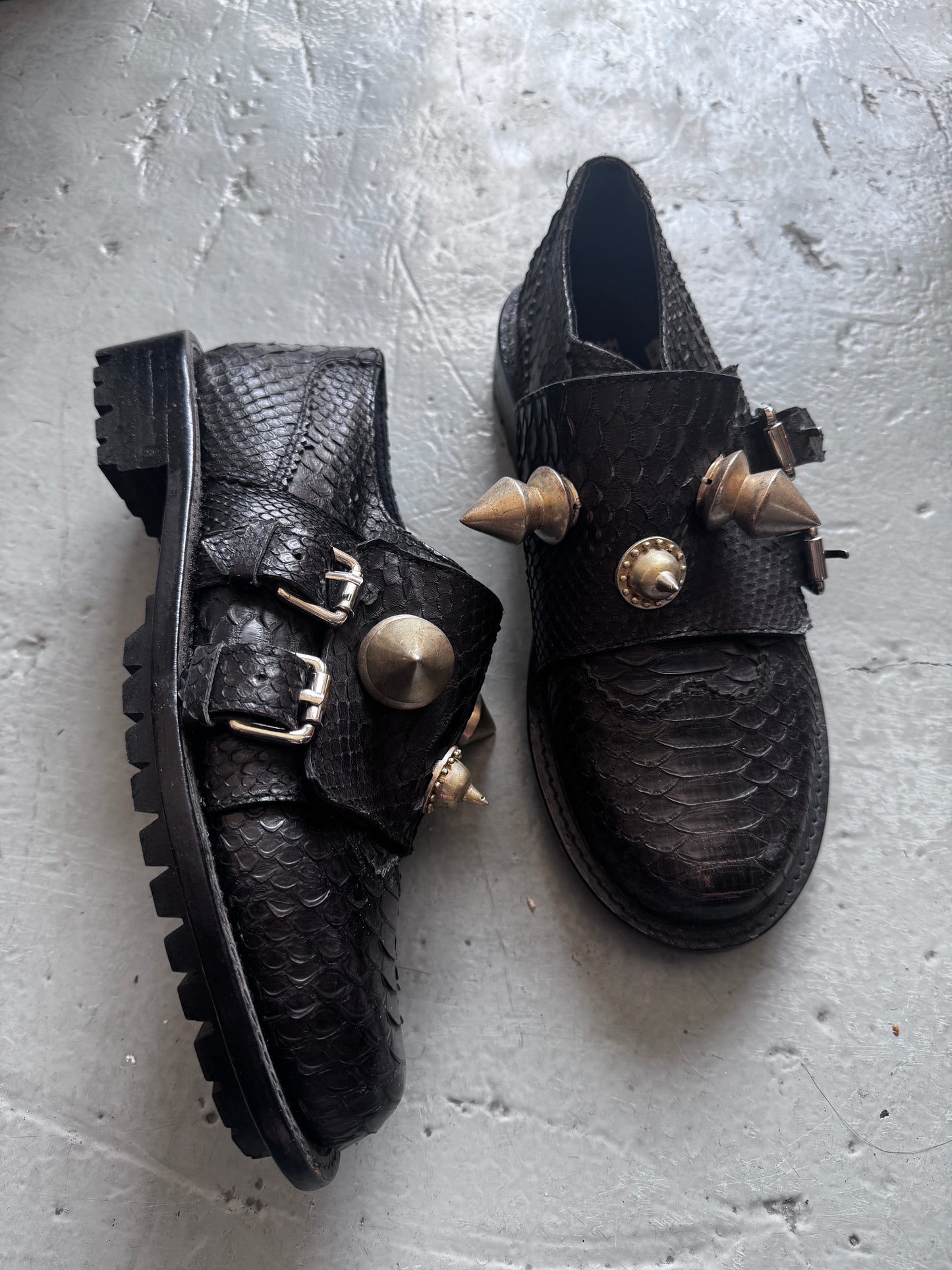 ktz python embellished church shoe 44