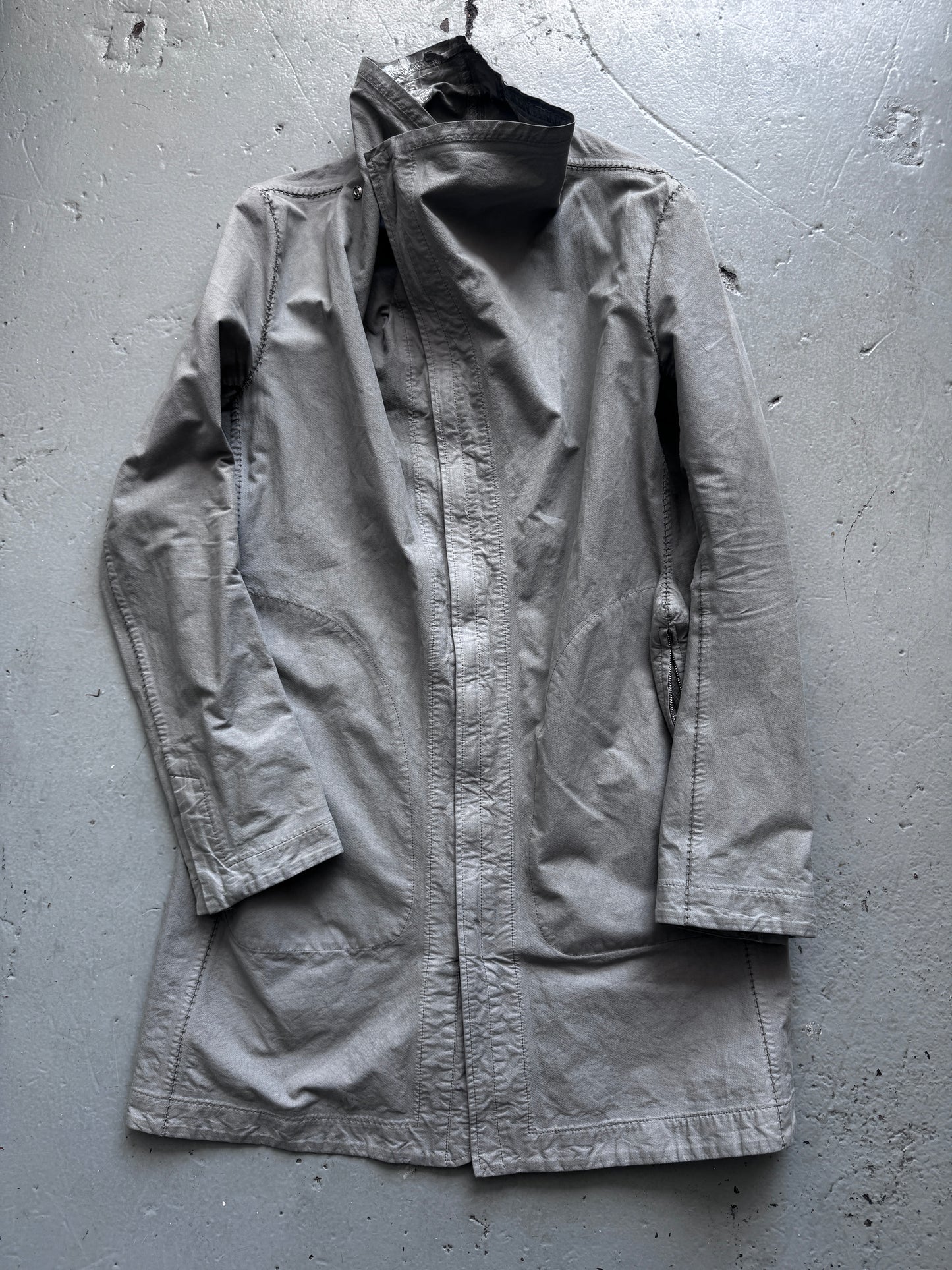 carol christian poell cross neck chain seam coat M