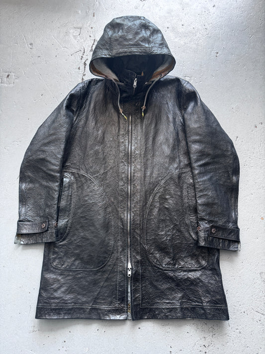 carol christian poell bipolar reversible bison leather coat M
