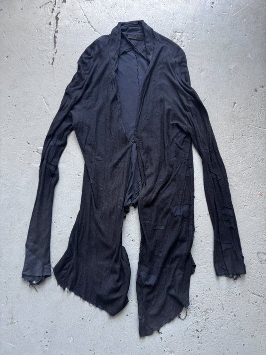 obscur peeling clasped knit jacket M