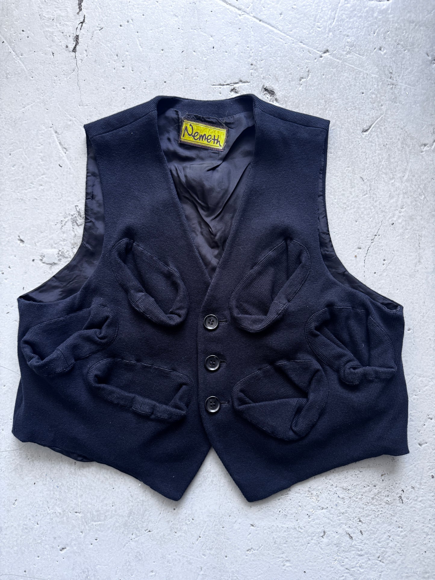 nemeth circle knit waistcoat M