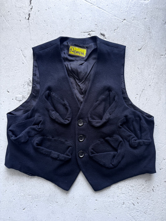 nemeth circle knit waistcoat M