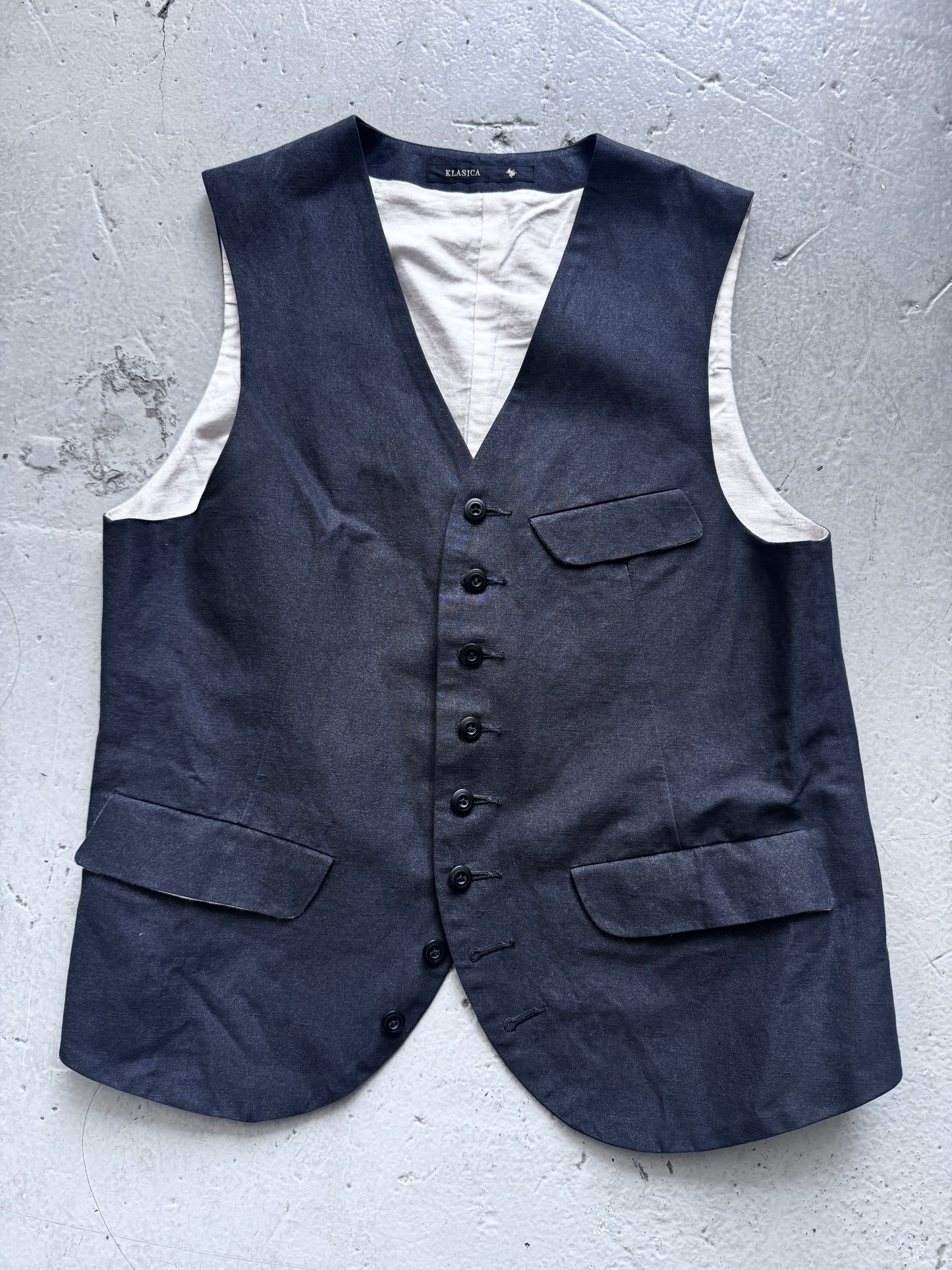 klasica tulip curved waistcoat M