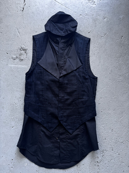yasuyuki ishii layered waistcoat M