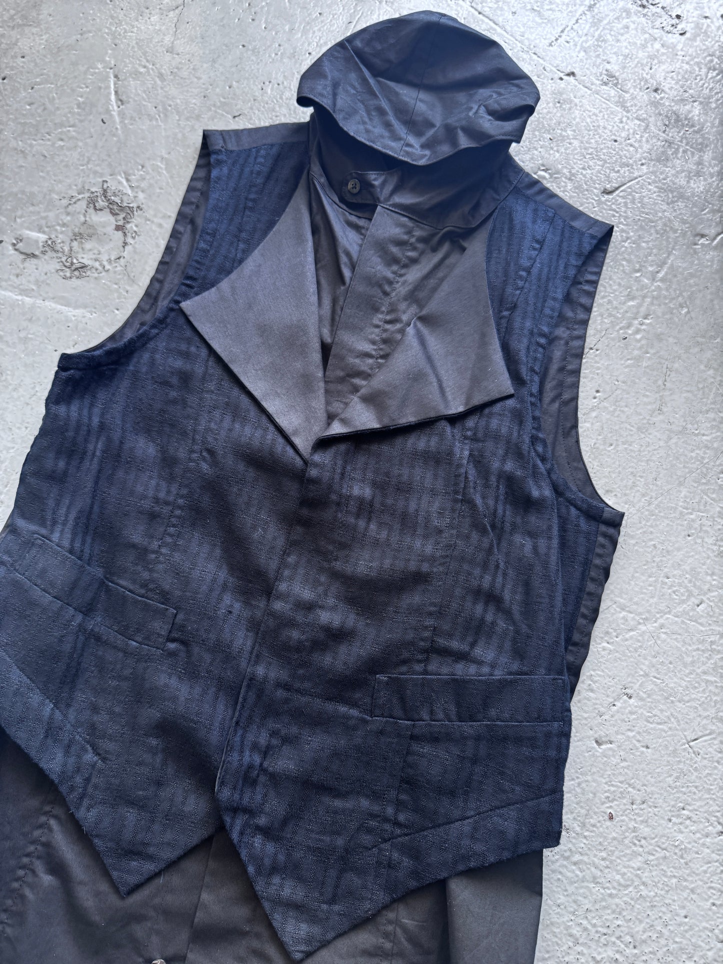 yasuyuki ishii layered waistcoat M