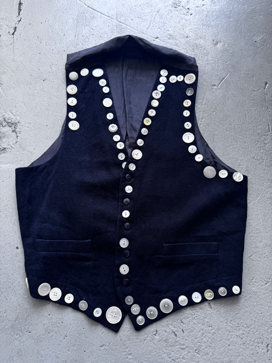 antique button waistcoat