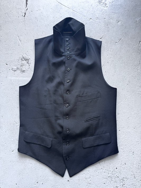 yohji yamamoto pour homme high neck waistcoat L